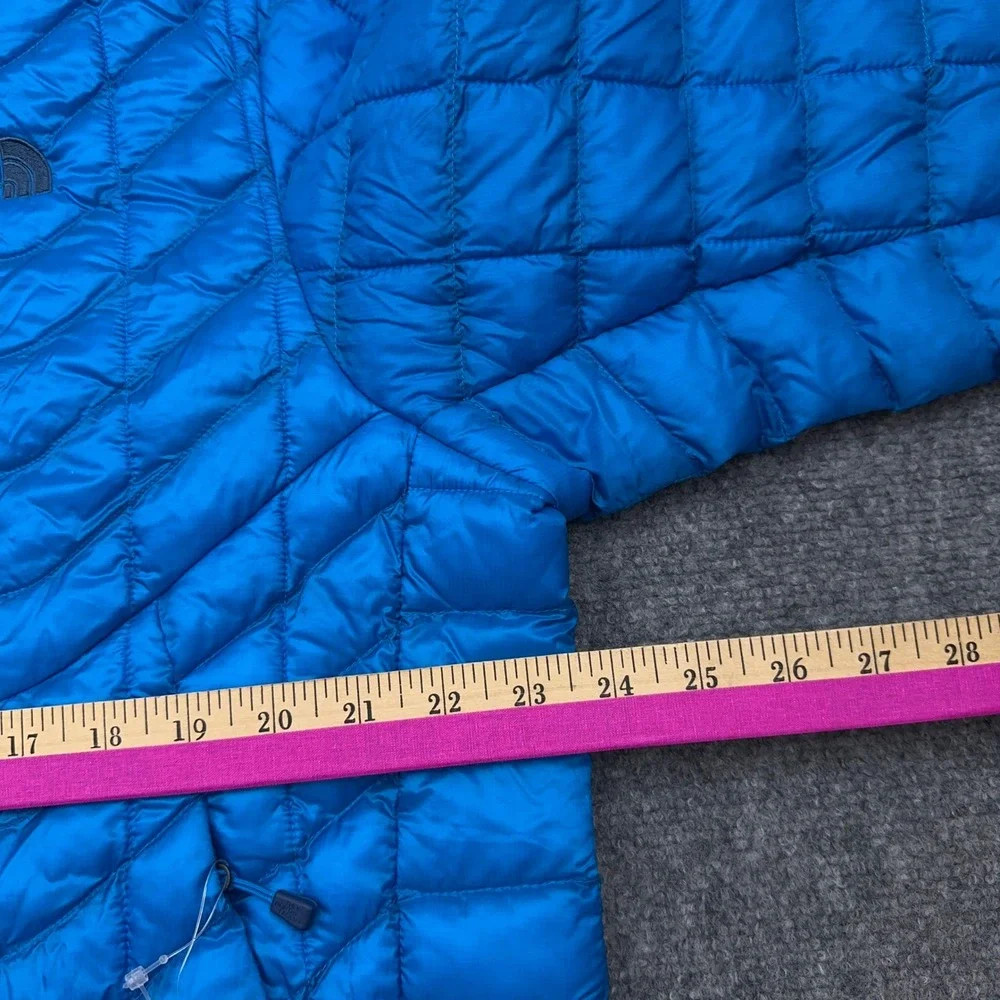 NEW The North Face ThermoBall Jacket Mens XL Hyper Blue Quilted Full Zip Puffer